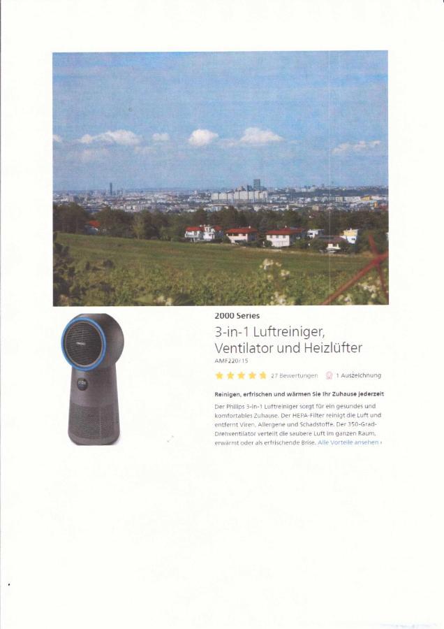 Top Over Vienna, Perchtoldsdorf Weinberge Ideal With Carアパートメント エクステリア 写真